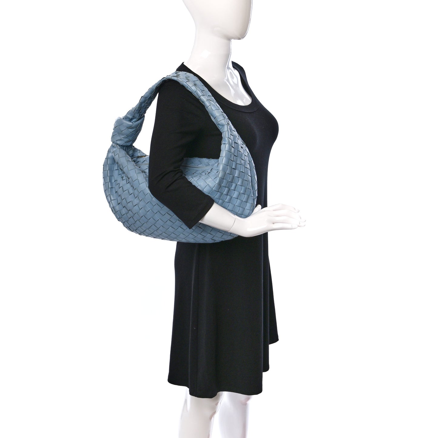 Nappa Intrecciato Small Jodie Ice