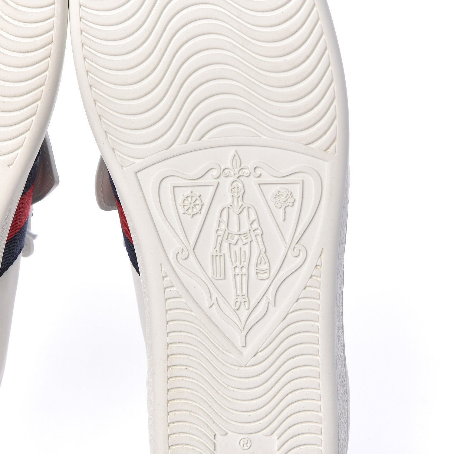 Gucci Calfskin Ayers Web Womens Ace Bow Lace Sneakers 38.5 White 8 of 14