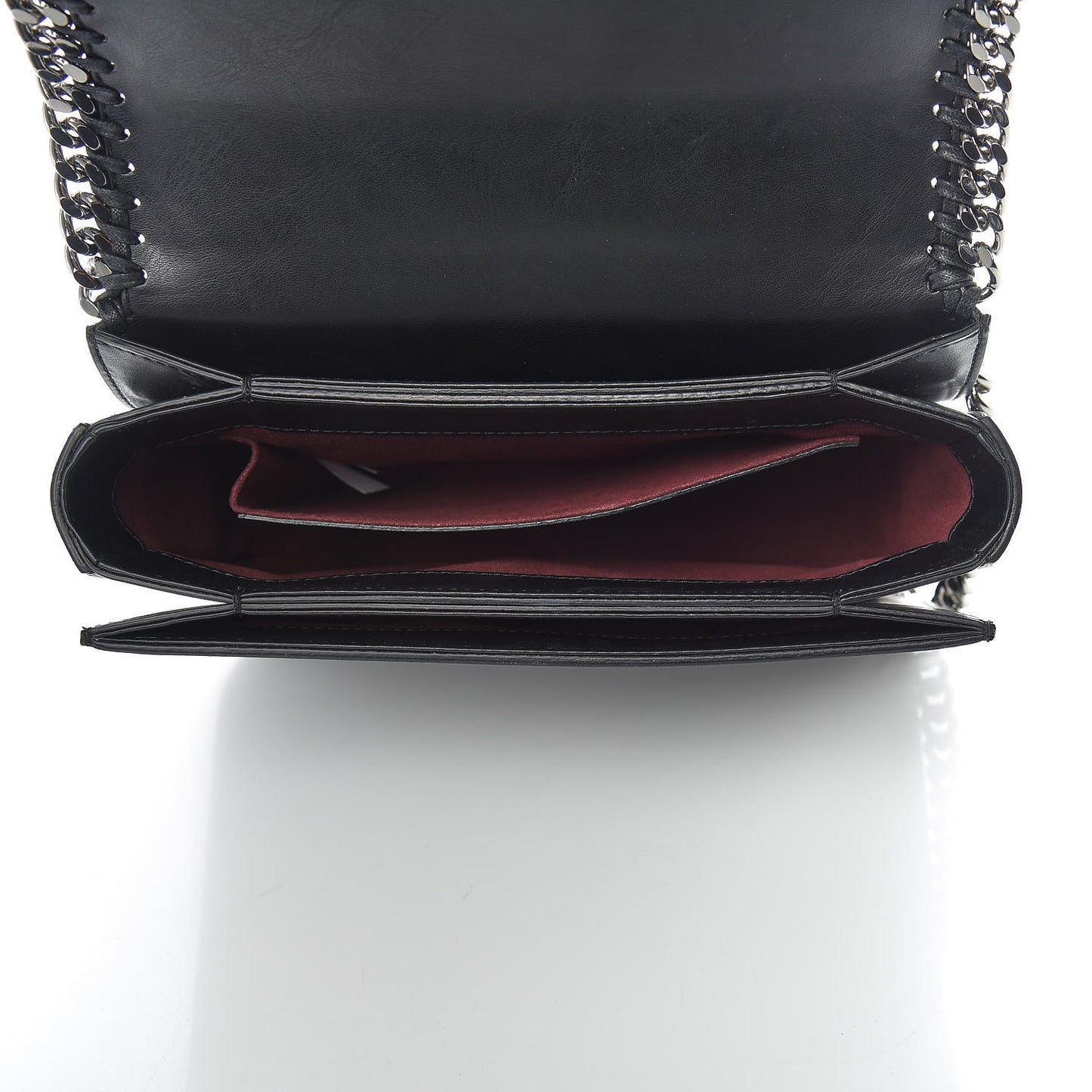 Eco Alter Nappa Medium Falabella Box Shoulder Bag Black