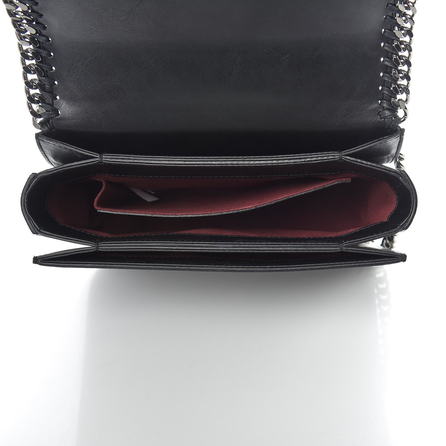 Stella McCartney Eco Alter Nappa Medium Falabella Box Shoulder Bag Black 7 of 11