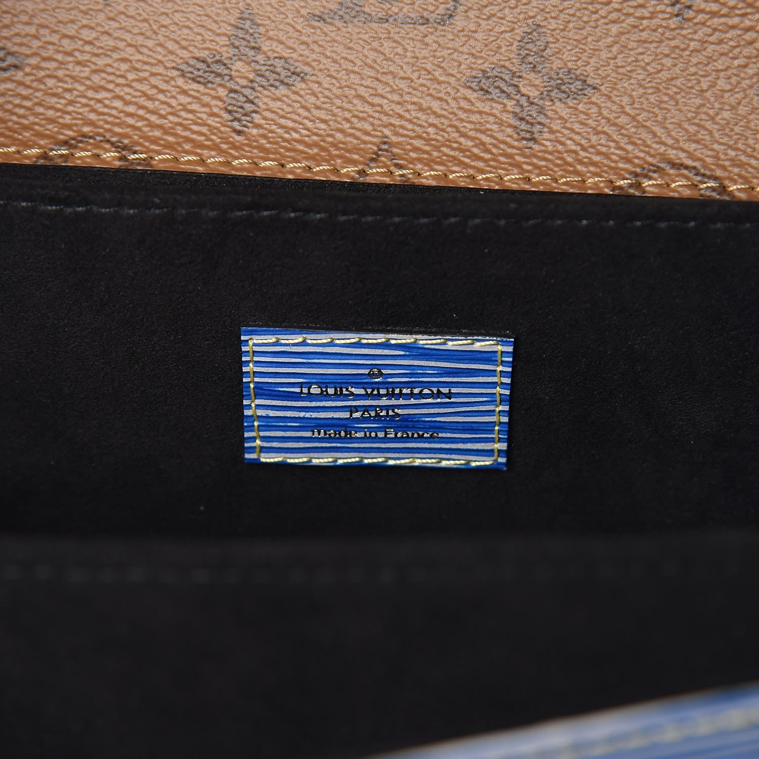Louis Vuitton Epi Reverse Monogram Pochette Metis Denim Light 6 of 7