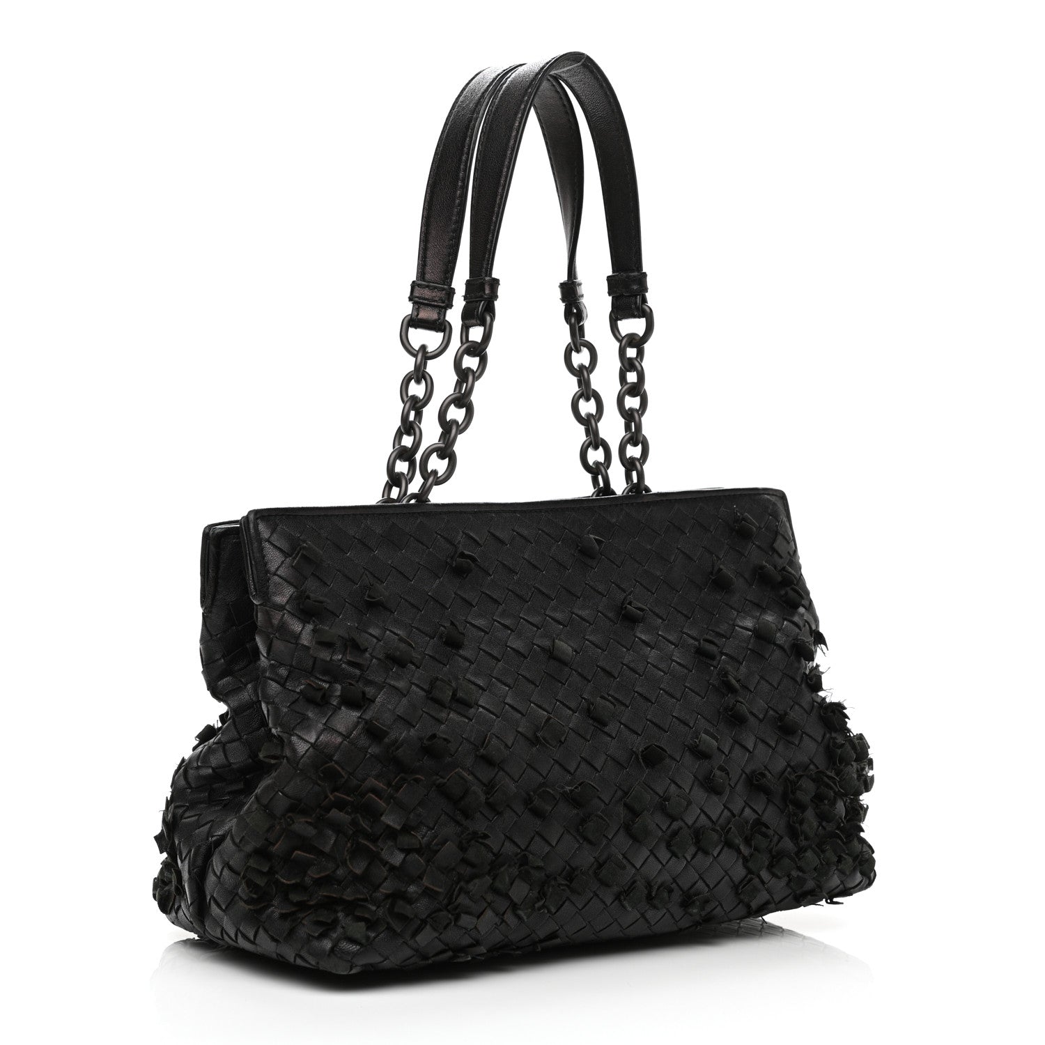 Bottega Veneta Nappa Intrecciato Naruto Knot Tote Black 3 of 15