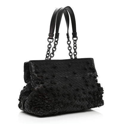 Bottega Veneta Nappa Intrecciato Naruto Knot Tote Black 3 of 15