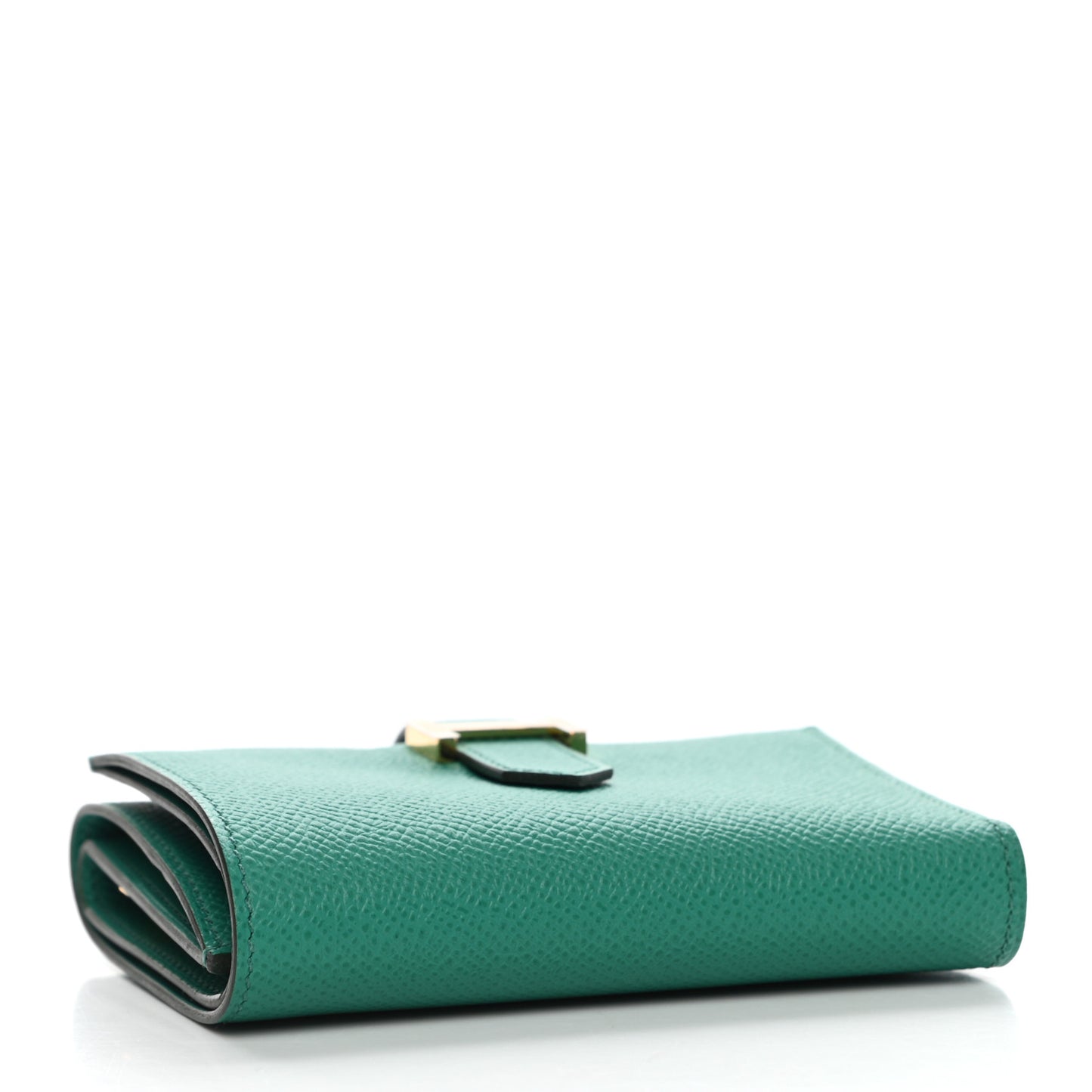 Epsom Tri-Fold Compact Bearn Wallet Vert Jade