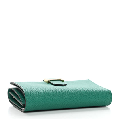 Hermes Epsom Tri-Fold Compact Bearn Wallet Vert Jade 4 of 9