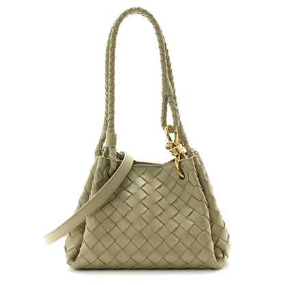 Bottega Veneta Nappa Intrecciato Small Parachute Shoulder Bag Travertine 1 of 9