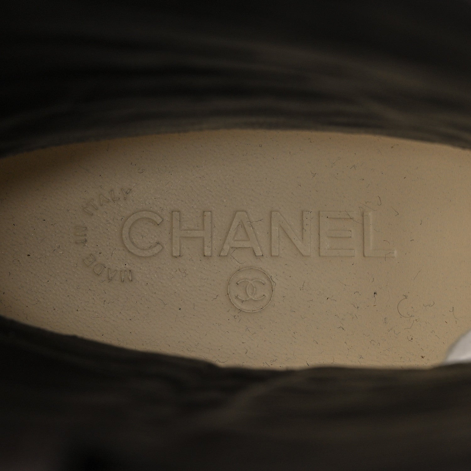 Chanel Calfskin Star Quilted Biker Boots 39.5 Brown 7 of 7