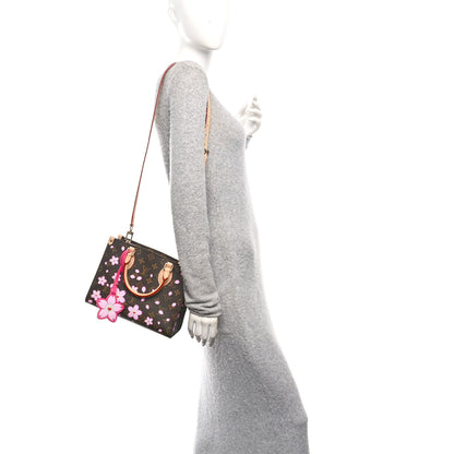 Louis Vuitton LV X TM Monogram Cherry Blossom Onthego PM Sakura Brown 2 of 9