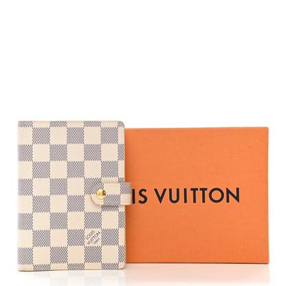 Louis Vuitton Damier Azur Small Ring Agenda Cover 7 of 7
