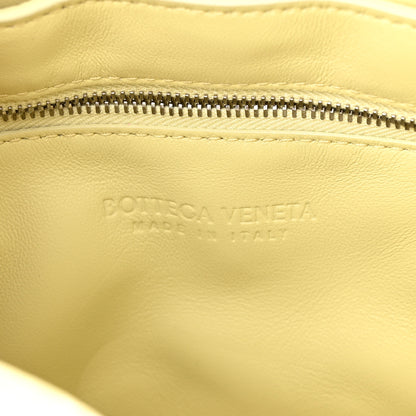 Bottega Veneta Goatskin Python Embossed Padded Cassette Crossbody Bag Kiwi Black Silver 6 of 10