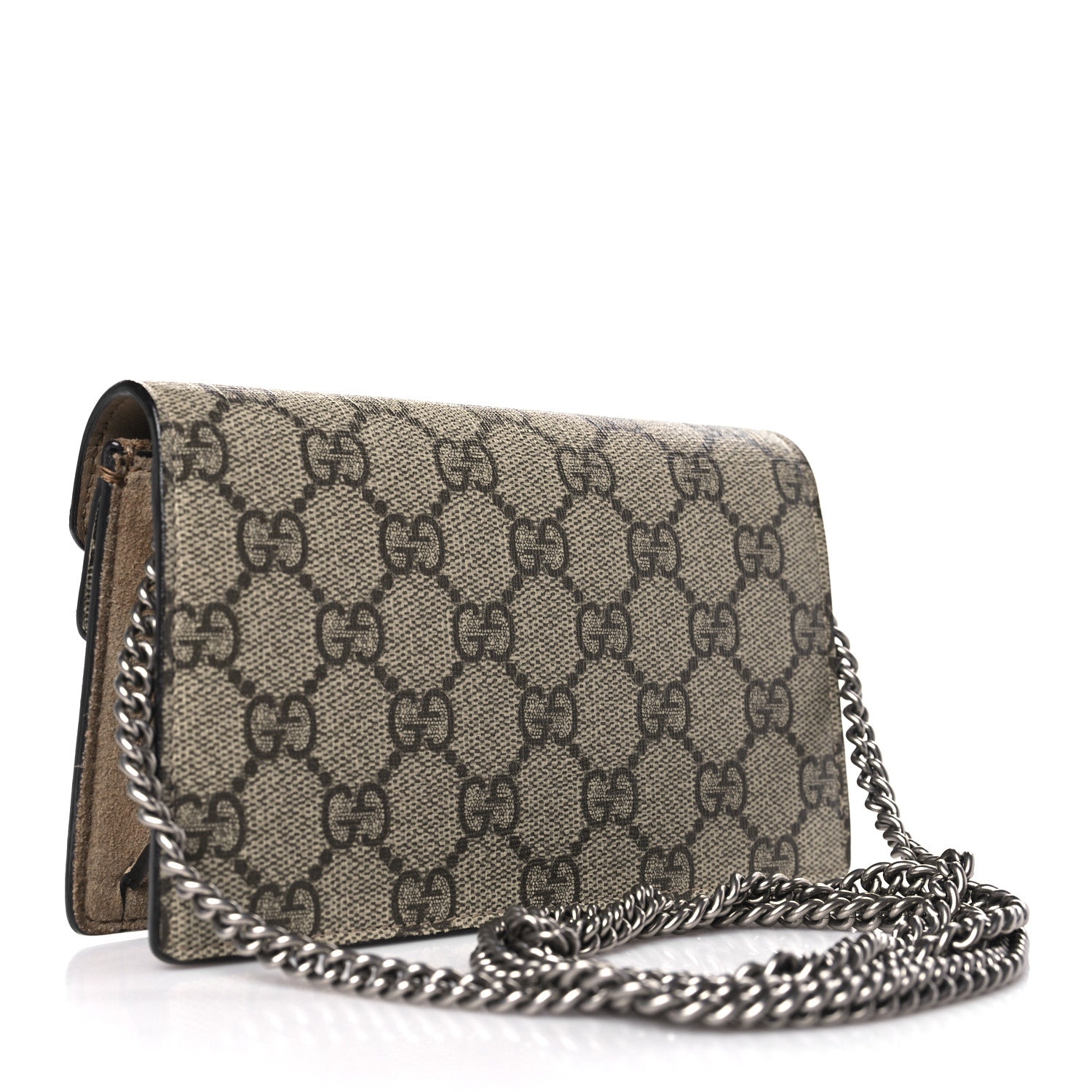 Gucci GG Supreme Monogram Super Mini Dionysus Shoulder Bag Taupe 3 of 9