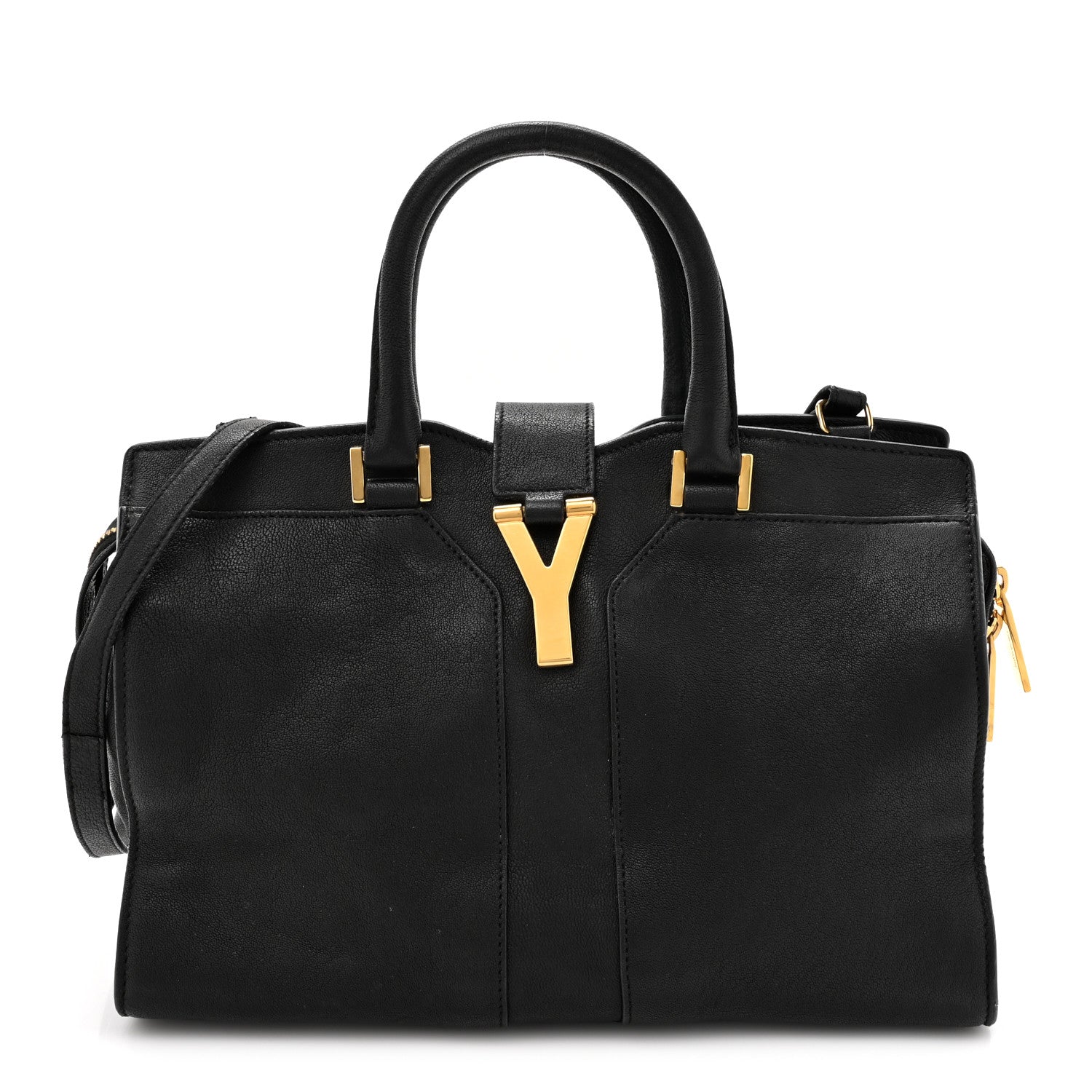 Saint Laurent Sheepskin Small Cabas Chyc Black 1 of 17
