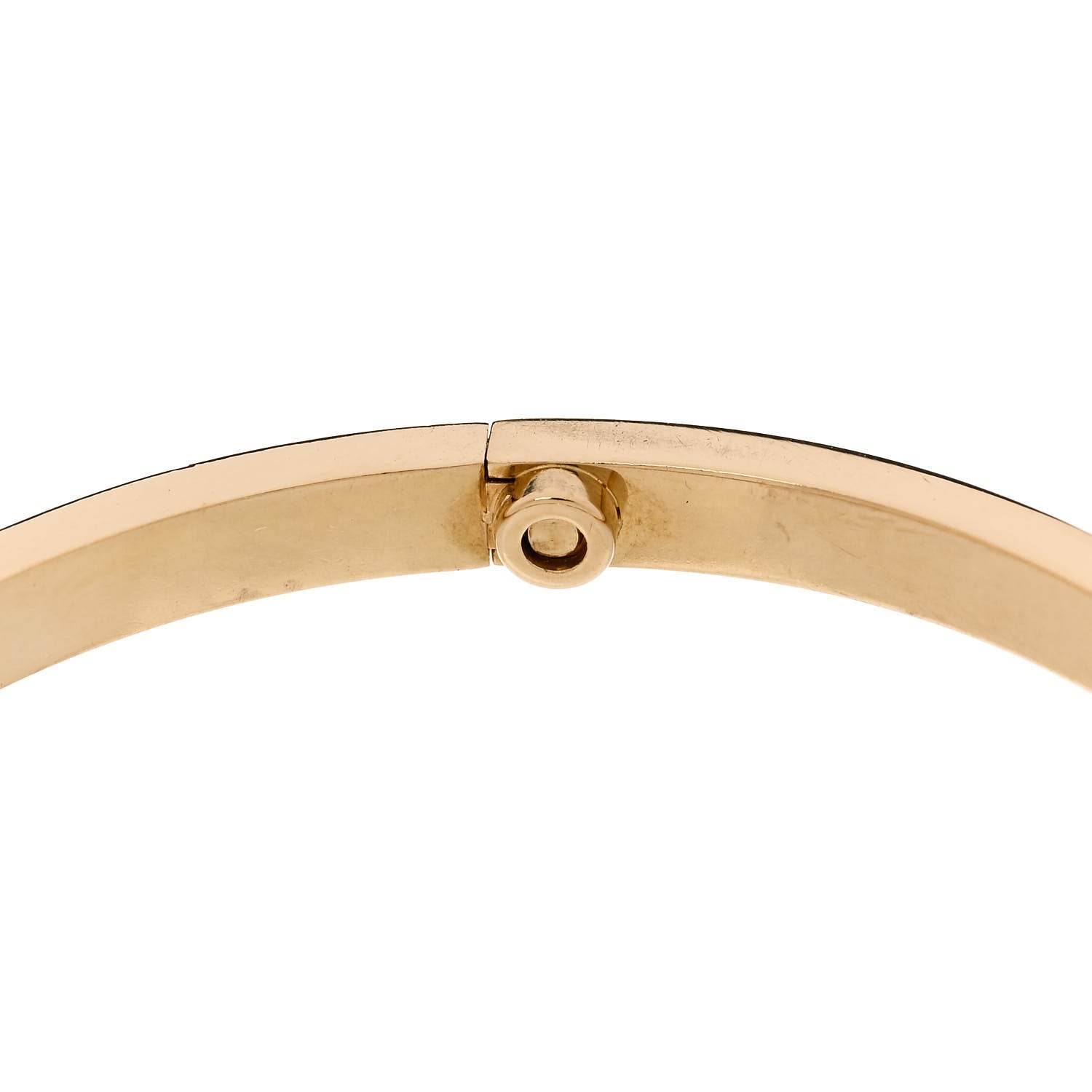 Cartier 18K Yellow Gold Small LOVE Bracelet 17 7 of 8