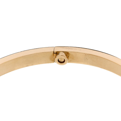 Cartier 18K Yellow Gold Small LOVE Bracelet 17 7 of 8