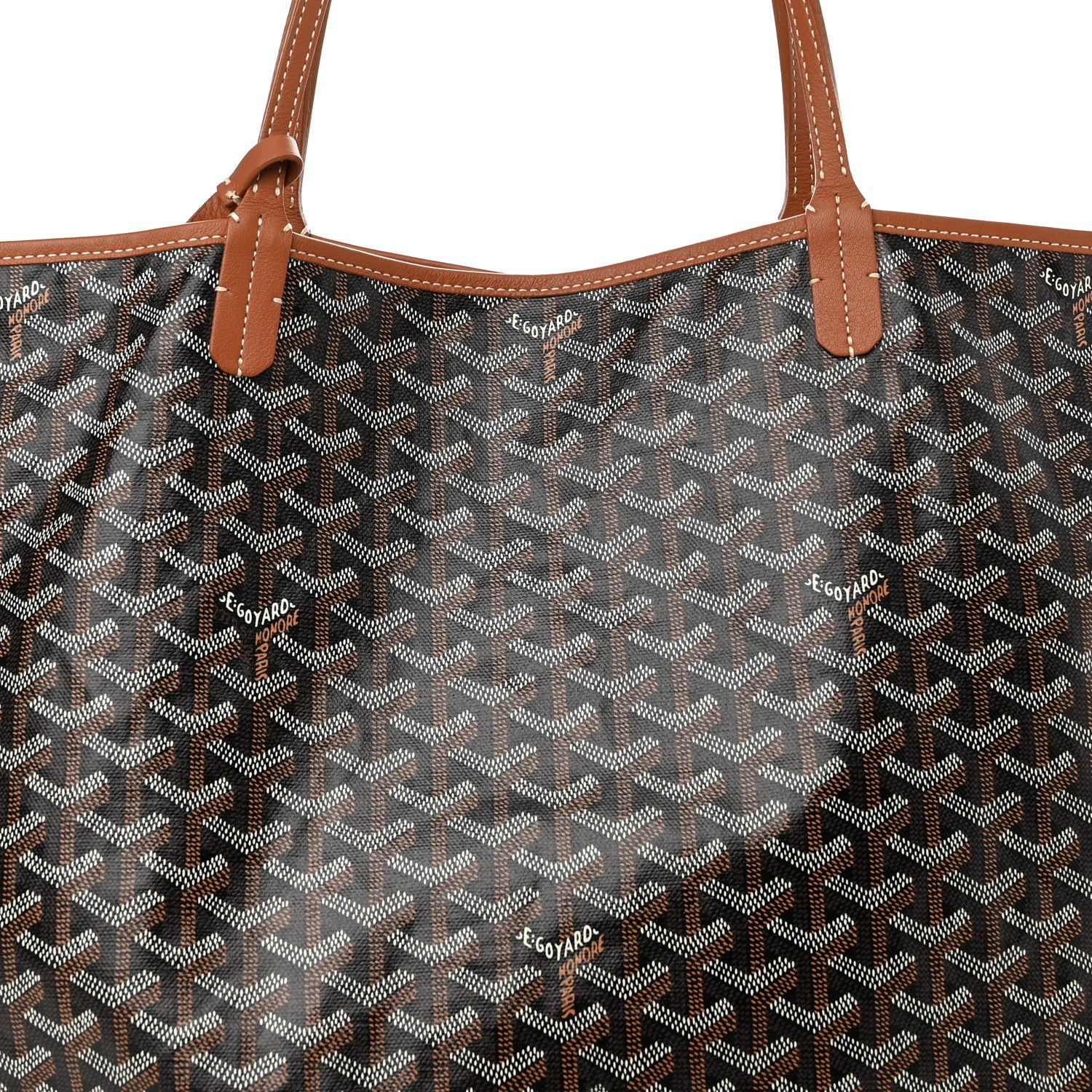 Goyard Goyardine Saint Louis GM Black Gold 8 of 10