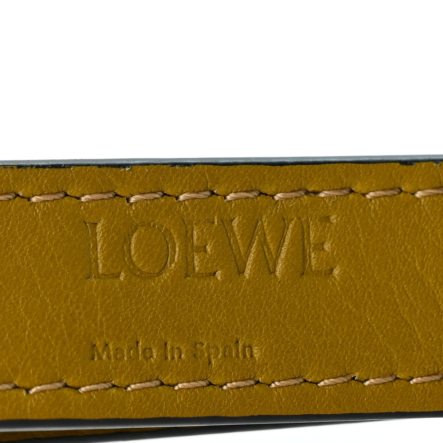 Loewe Calfskin Adjustable Short Strap  Ochre 4 of 6