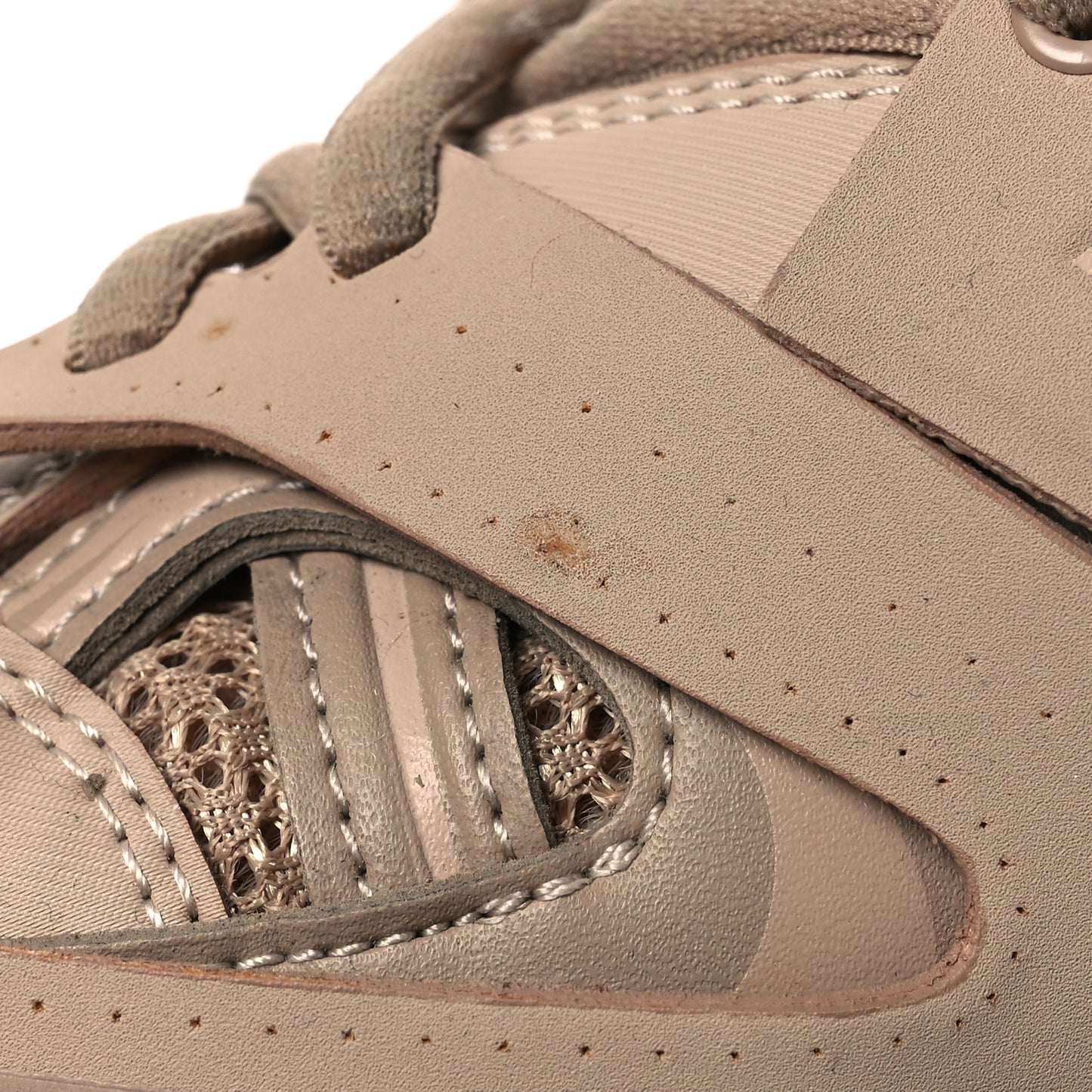Mesh Rubber Uni-Matte Full Color Womens Track Sneakers 39 Full Beige