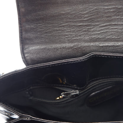 Chanel Patent Flap Shoulder Bag Black 10 of 21