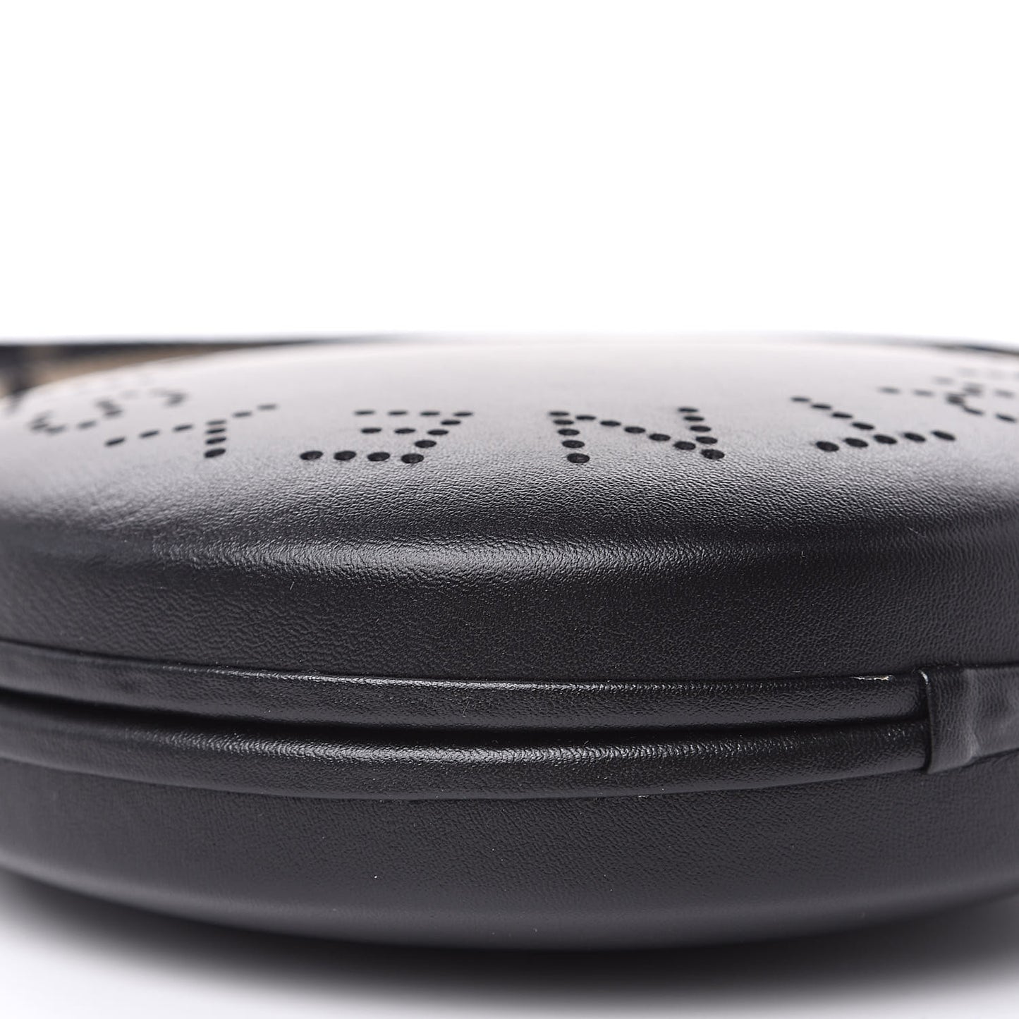 Eco Alter Nappa Perforated Mini Round Logo Black
