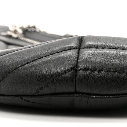 Chanel Lambskin Chevron Quilted Waist Belt Bag Black 9 of 11