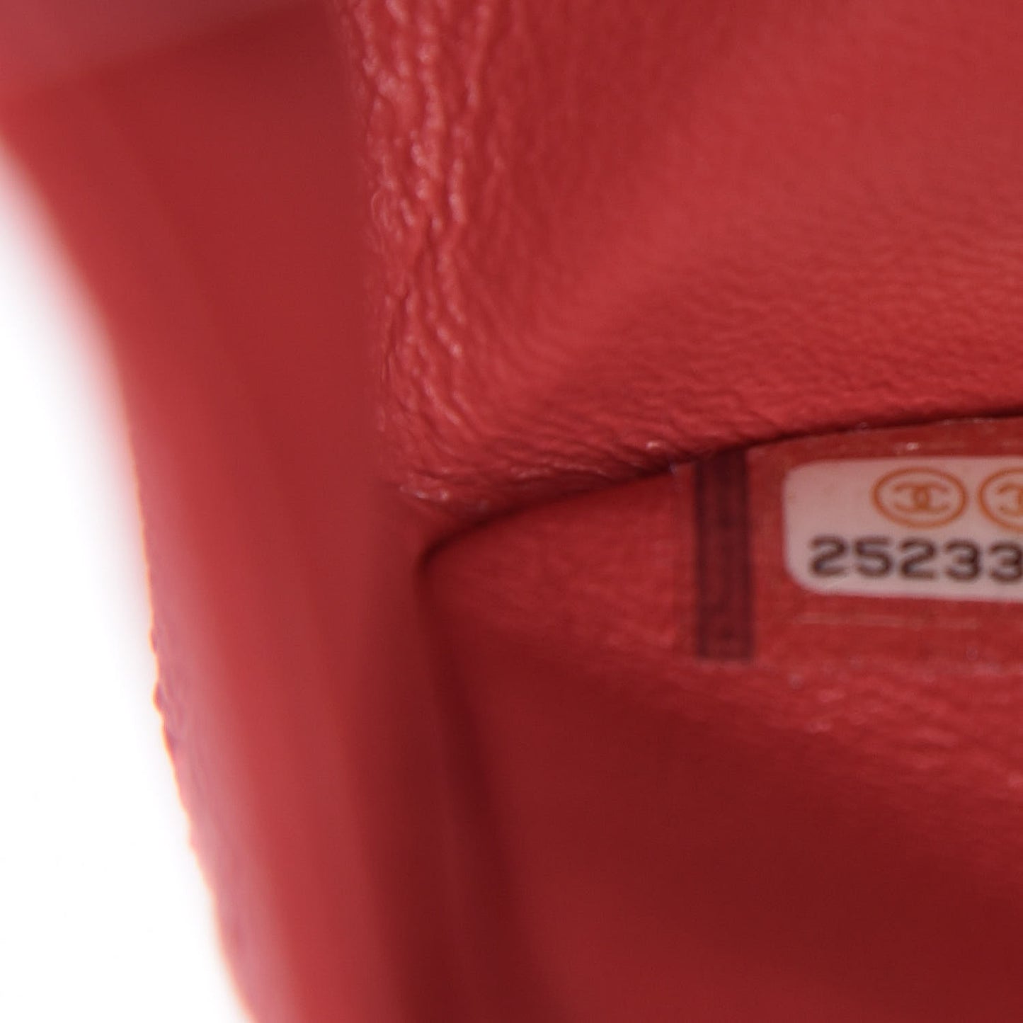 Caviar Quilted Medium Double Flap Light Red