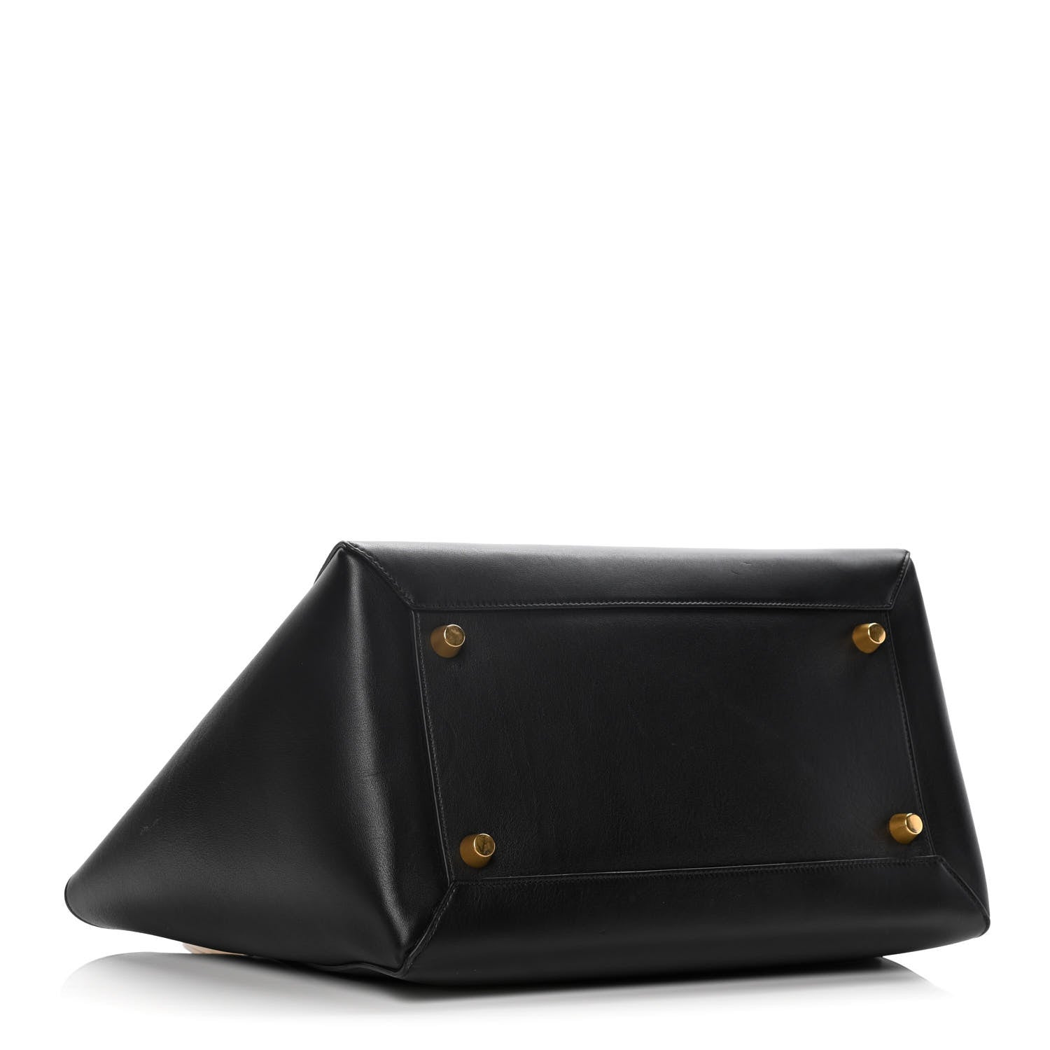 Celine Smooth Calfskin Small Bi-Color Belt Bag Black Cream 3 of 17