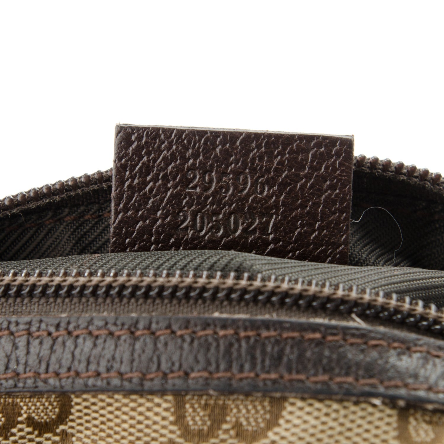 Gucci Monogram Small Balthus Cosmetic Case Beige Ebony Cocoa 7 of 8