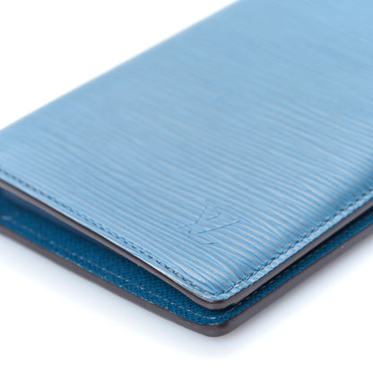 Louis Vuitton Epi Brazza Wallet Cyan 8 of 8