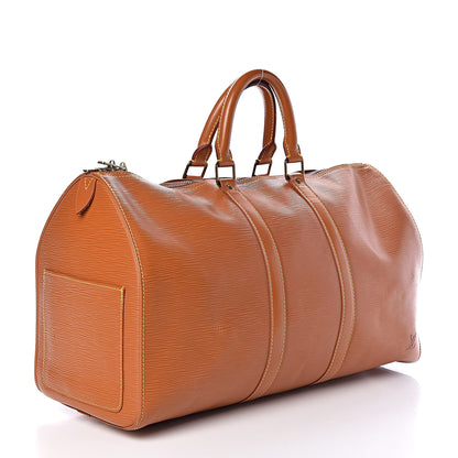 Louis Vuitton Epi Keepall 45 Cipango 3 of 10