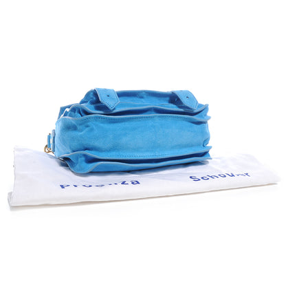 Proenza Schouler Suede PS1 Mini Pouch Messenger Bag Rip Tide 4 of 11