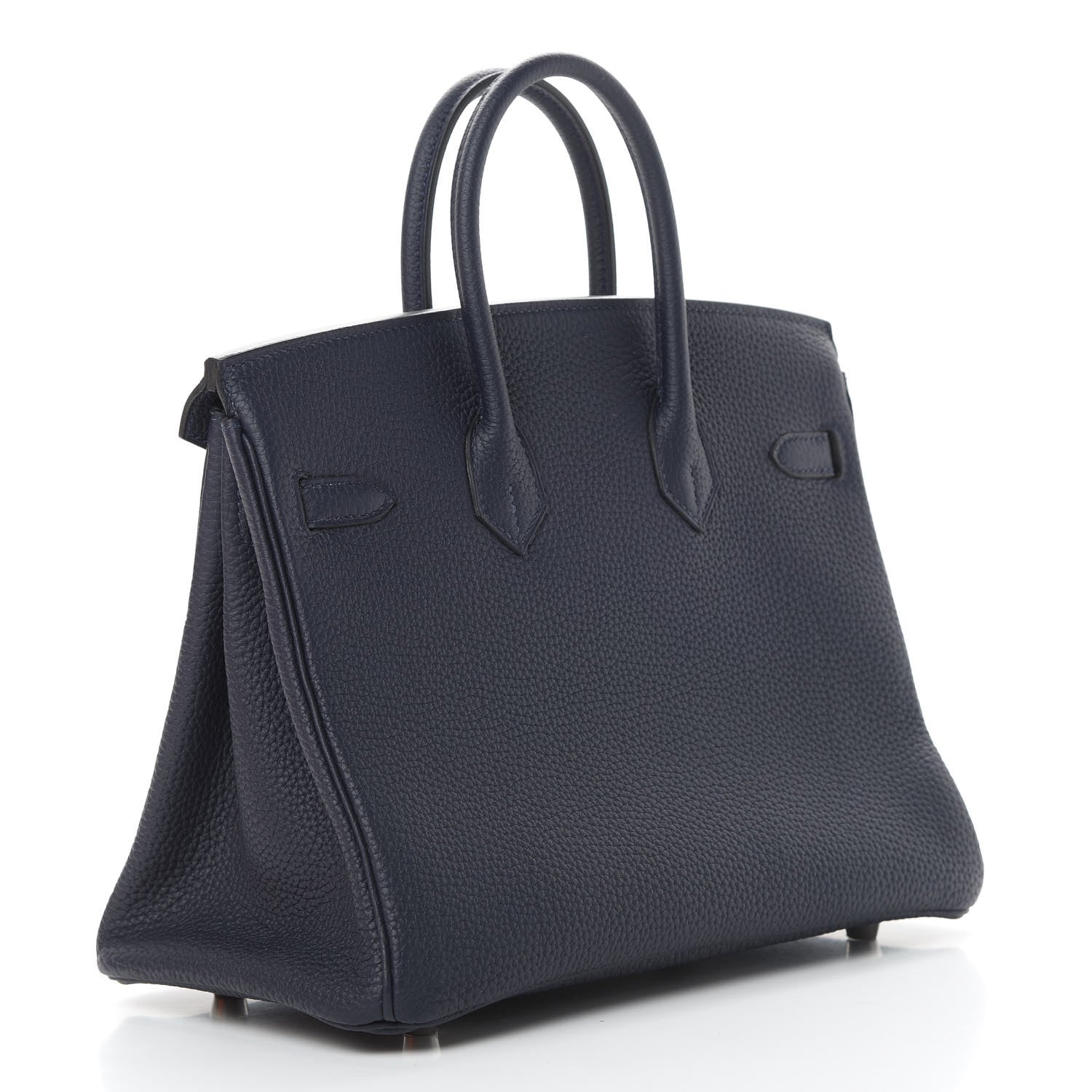 Hermes Togo Swift Officier Birkin 25 Bleu Nuit Vert Cypress 3 of 35