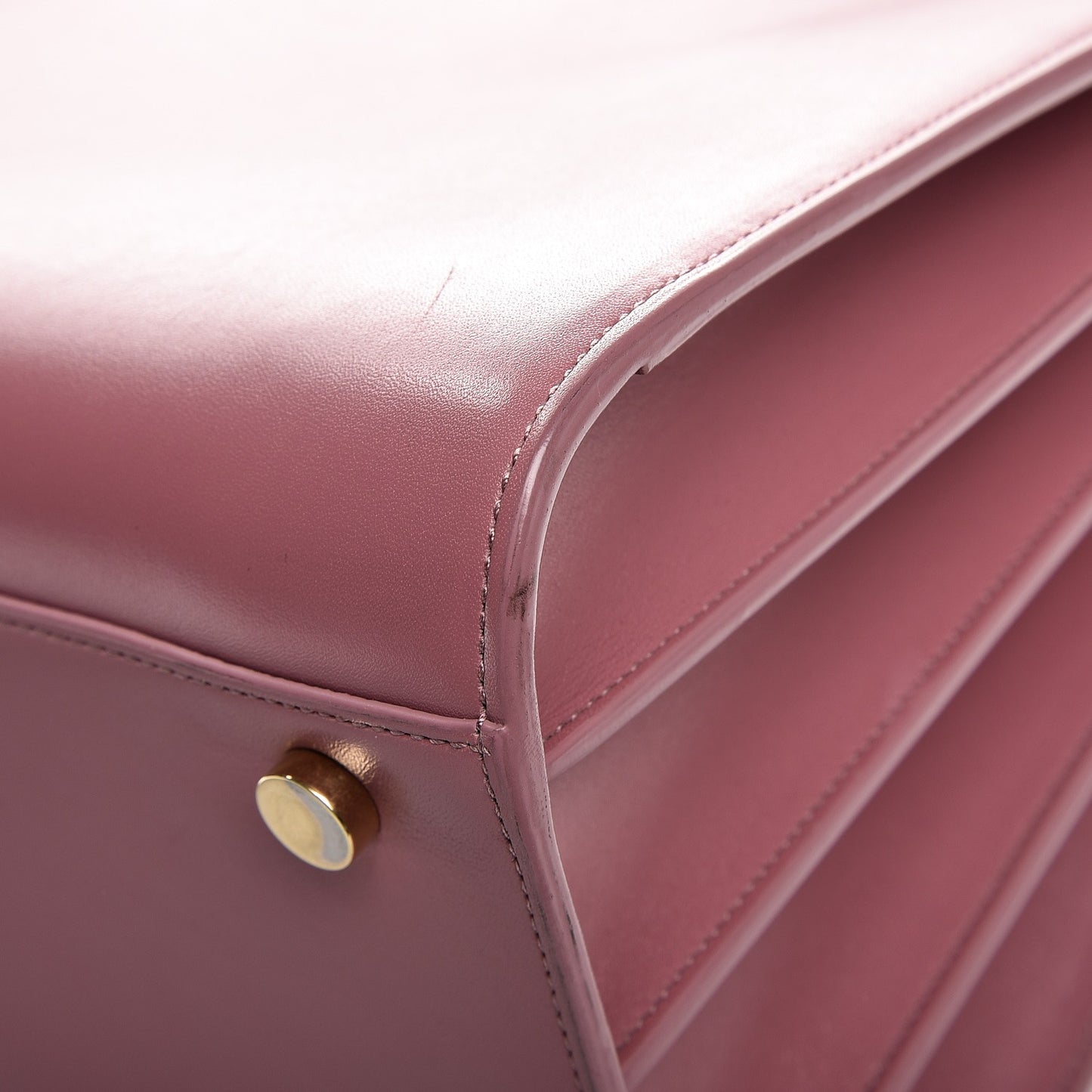 Calfskin Small Sac De Jour Dark Rose