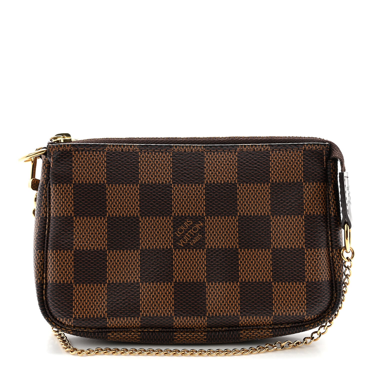 Louis Vuitton Damier Ebene Mini Pochette Accessories 1 of 10