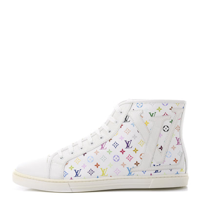 Louis Vuitton Monogram Multicolor High Top Sneakers 39 White 1 of 7