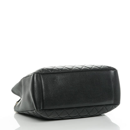 Chanel Caviar Quilted Grand Shopping Tote GST Black 4 of 11