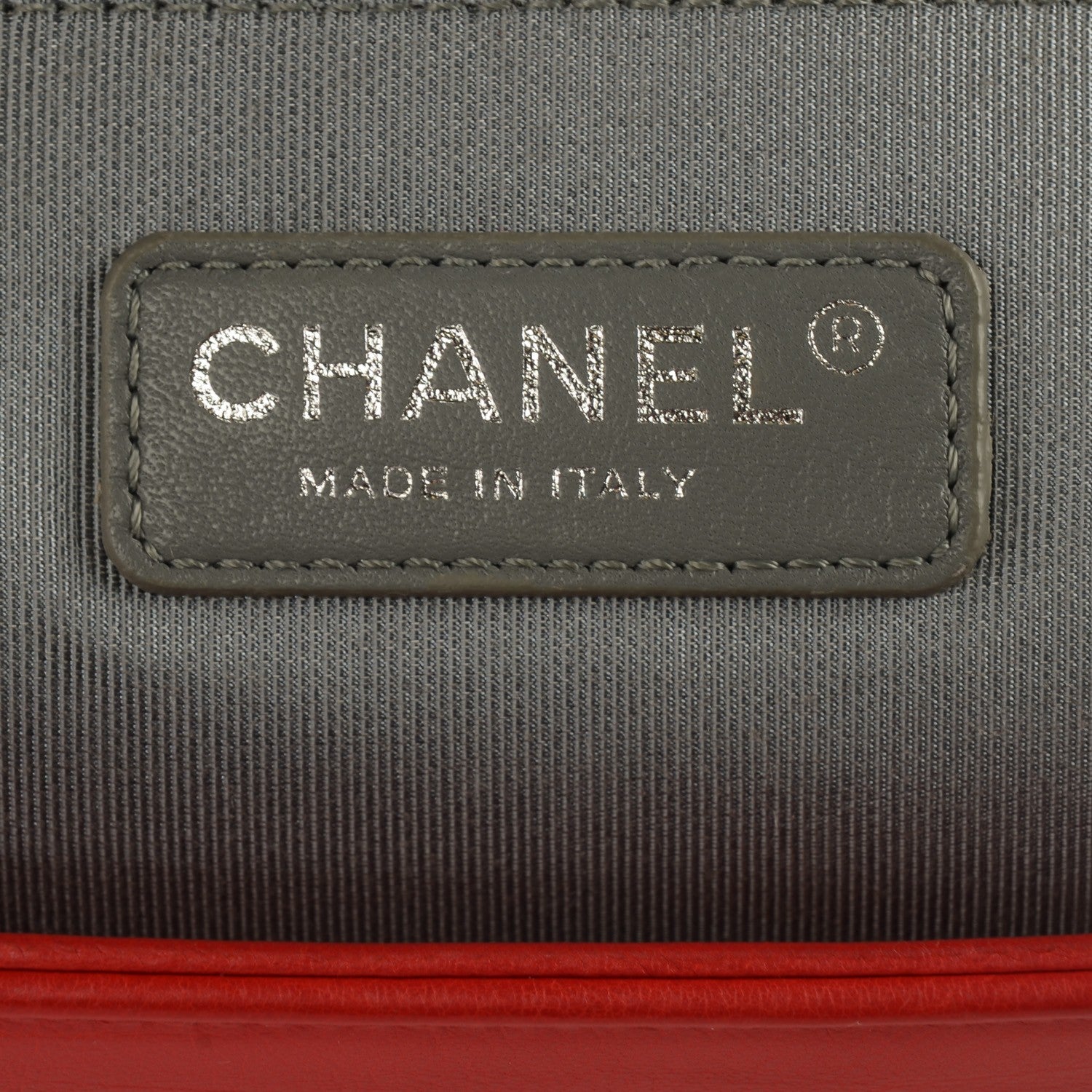 Chanel Calfskin Quilted Double Stitch Large Boy Flap Red 6 of 8