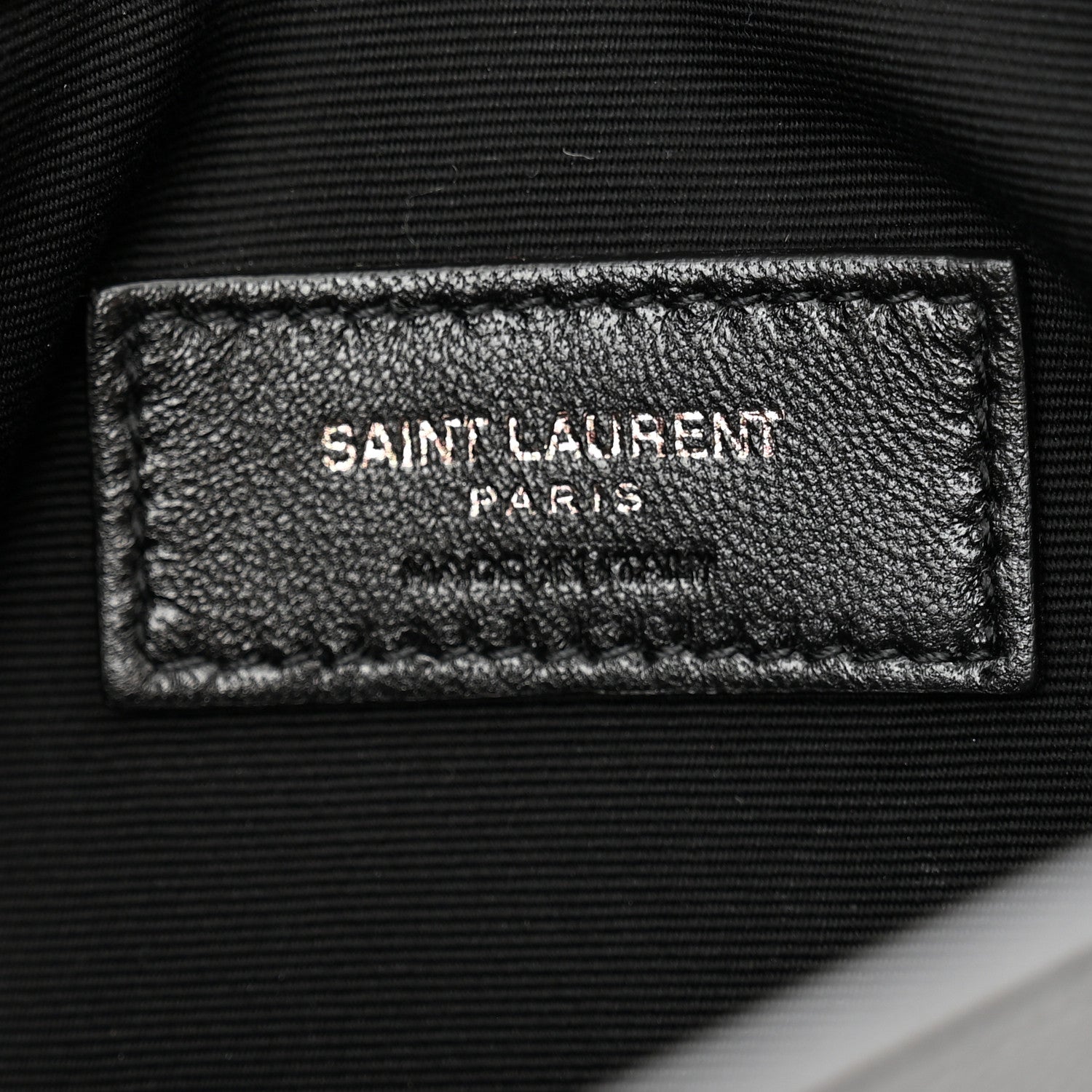 Saint Laurent Grain De Poudre Uptown Pouch Black 7 of 7
