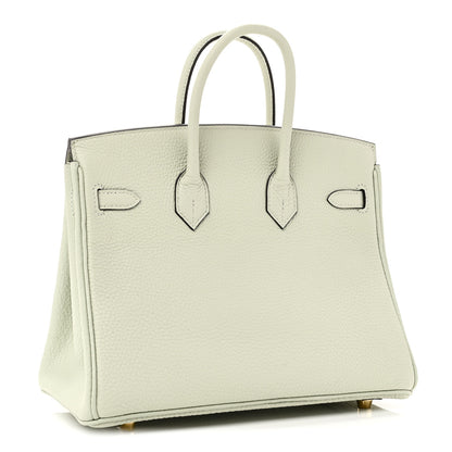 Hermes Togo Birkin 25 Gris Neve 3 of 11