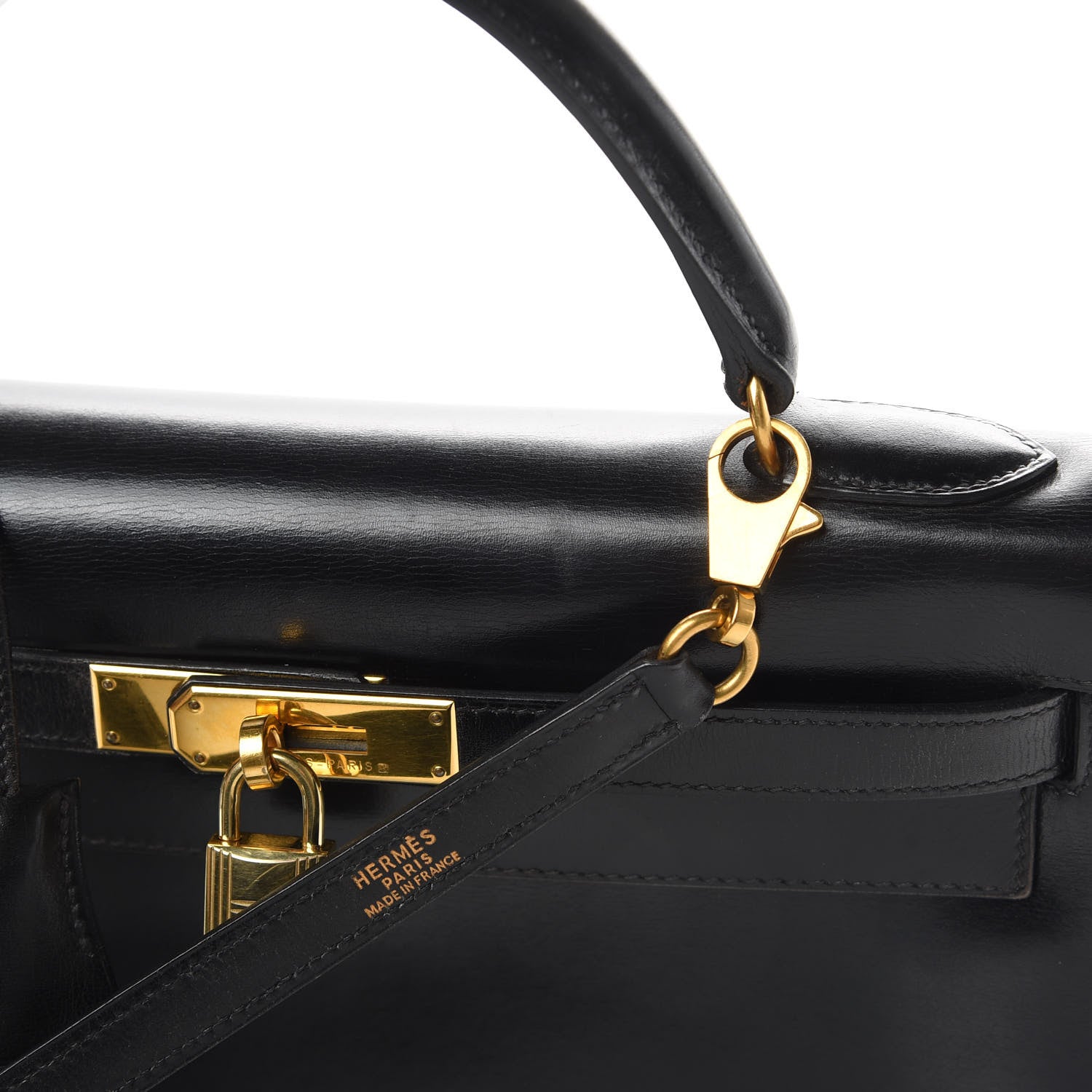 Hermes Box Kelly Retourne 32 Black 19 of 19