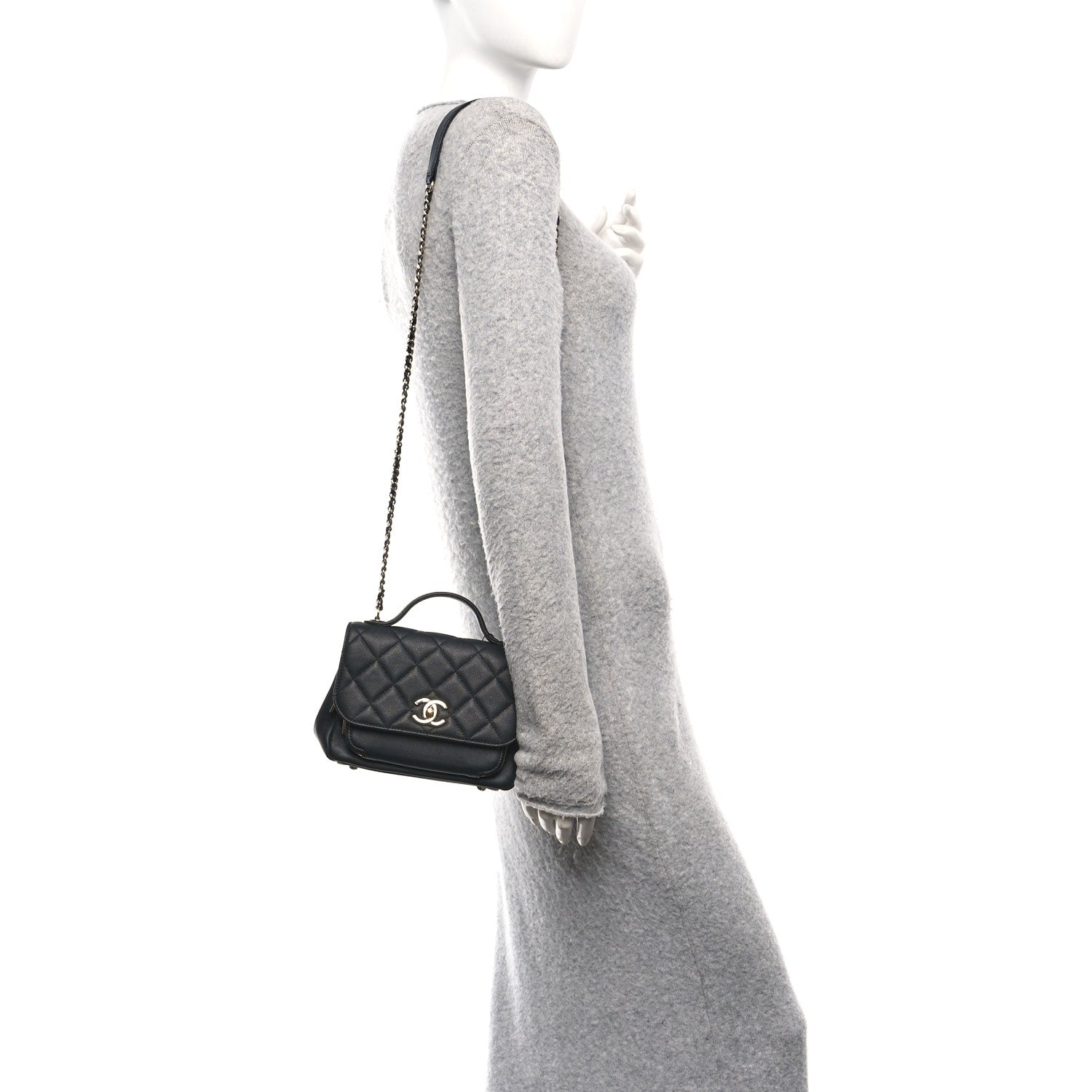 Chanel Caviar Quilted Small Business Affinity Flap Black 2 of 11