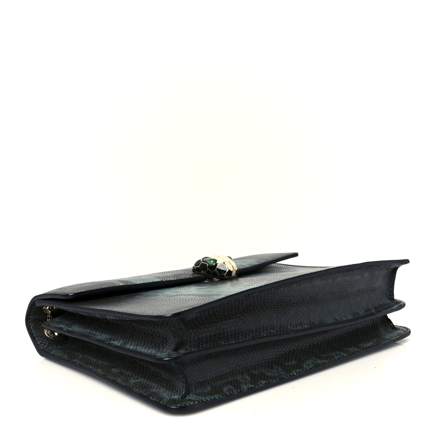 Karung Serpenti Forever Shoulder Bag Blue Brown