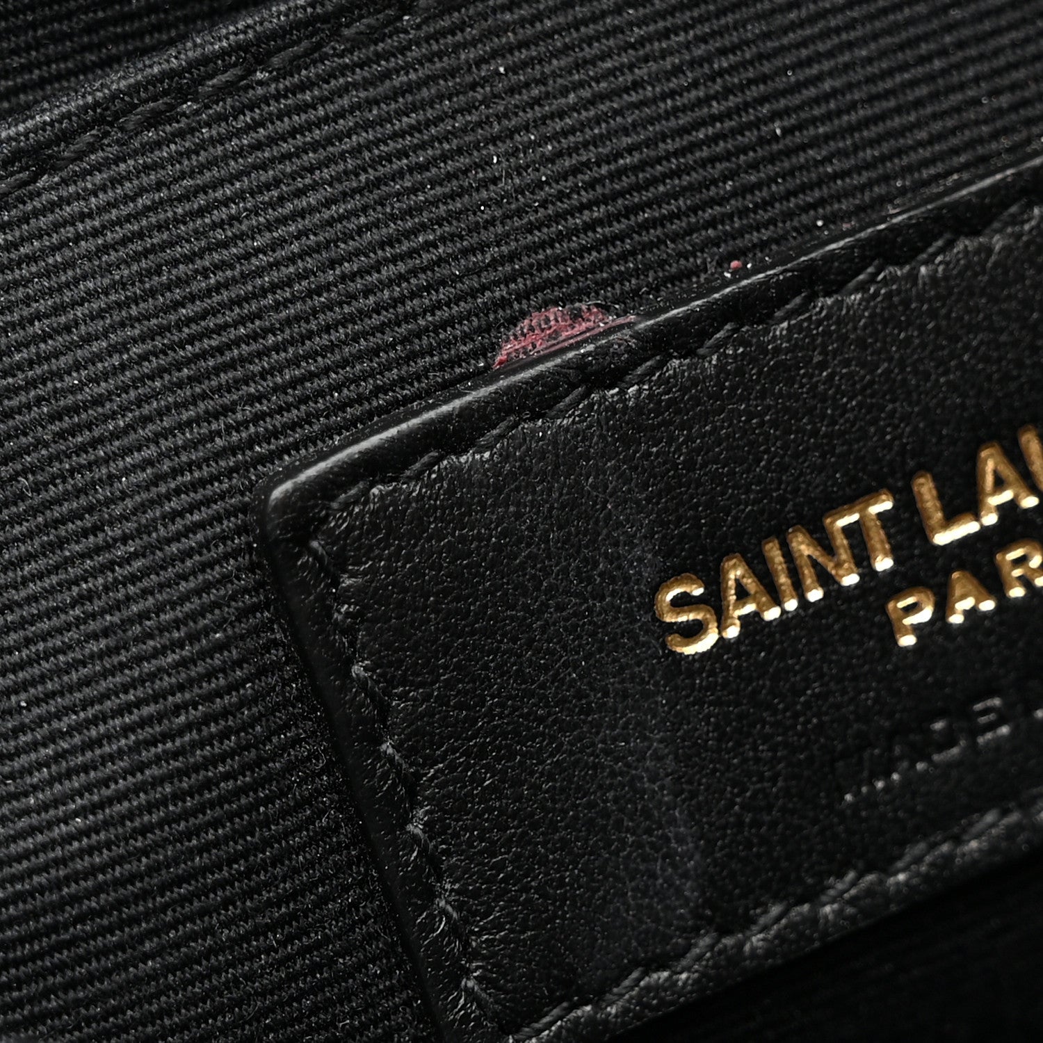 Saint Laurent Denim Matelasse Chevron Monogram A5 Wristlet Blue 8 of 9