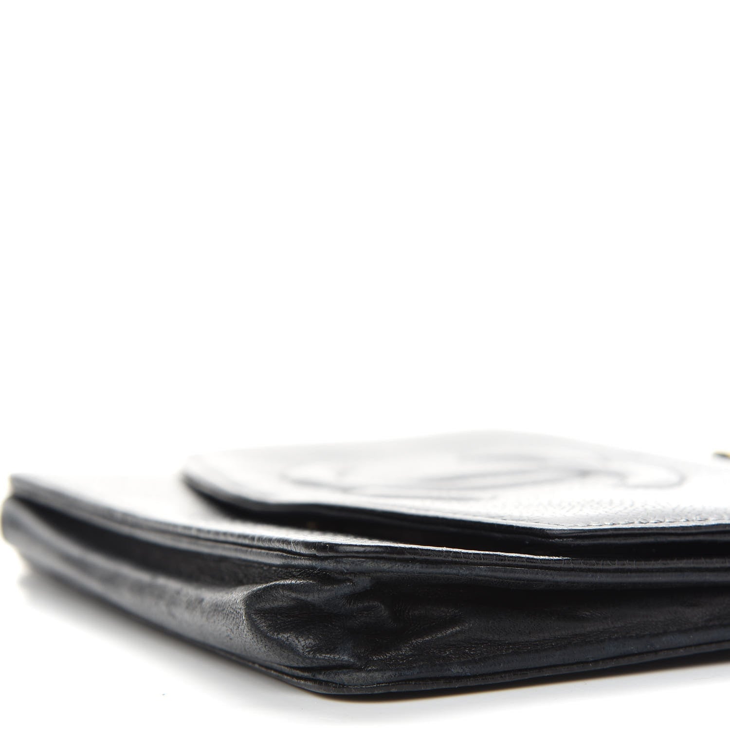 Chanel Caviar Timeless CC Wallet On Chain WOC Black 10 of 14