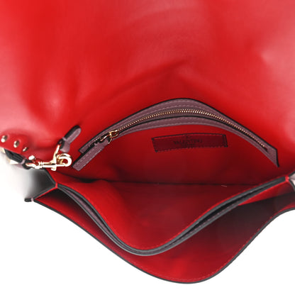 Valentino Garavani Nappa Rockstud Wristlet Clutch Poudre 6 of 10