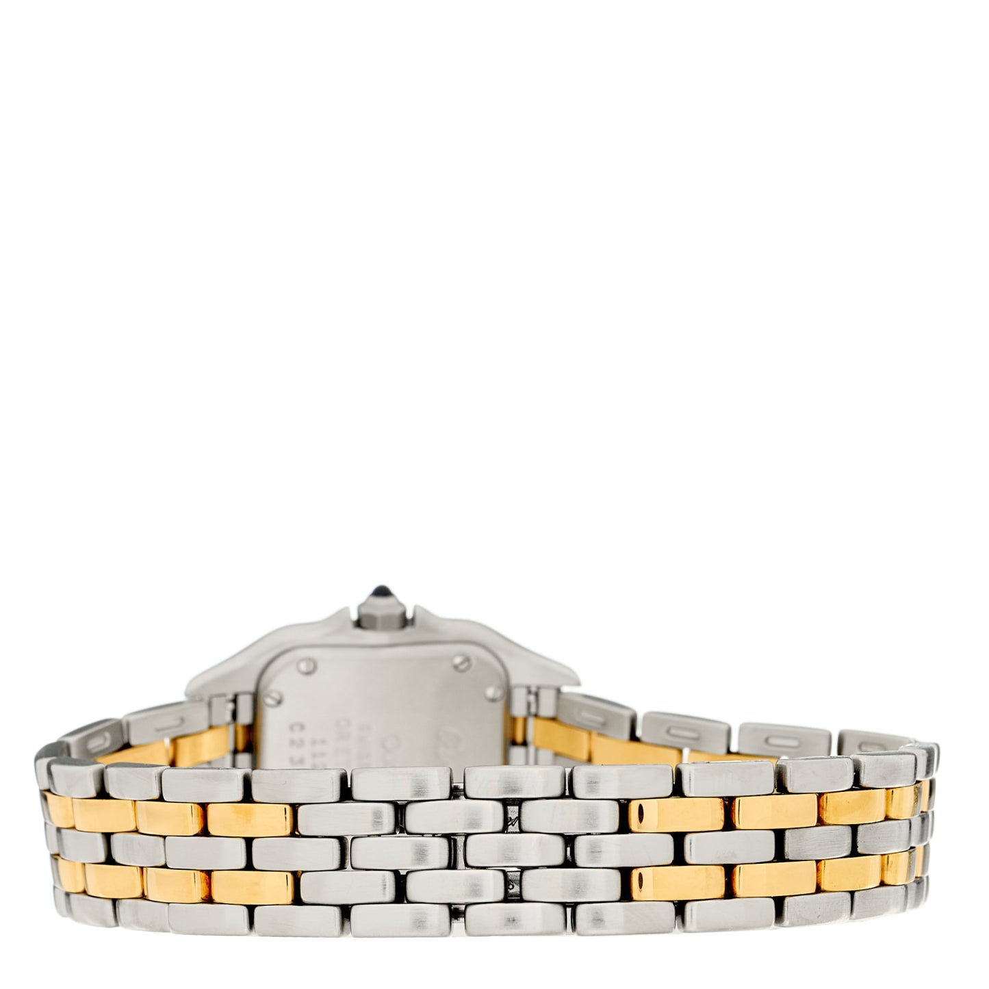 Stainless Steel 18K Yellow Gold 22mm Panthere Quartz Watch