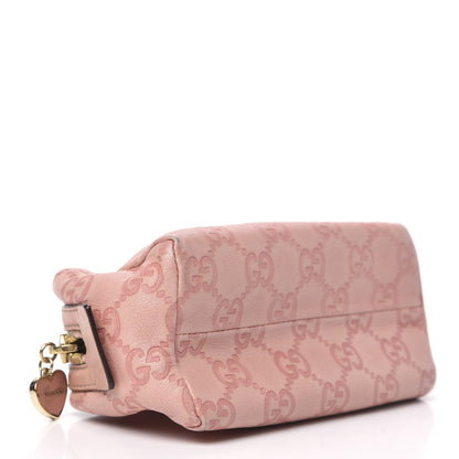 Gucci Guccissima Signature Small Cosmetic Case Peonia Rose 4 of 12
