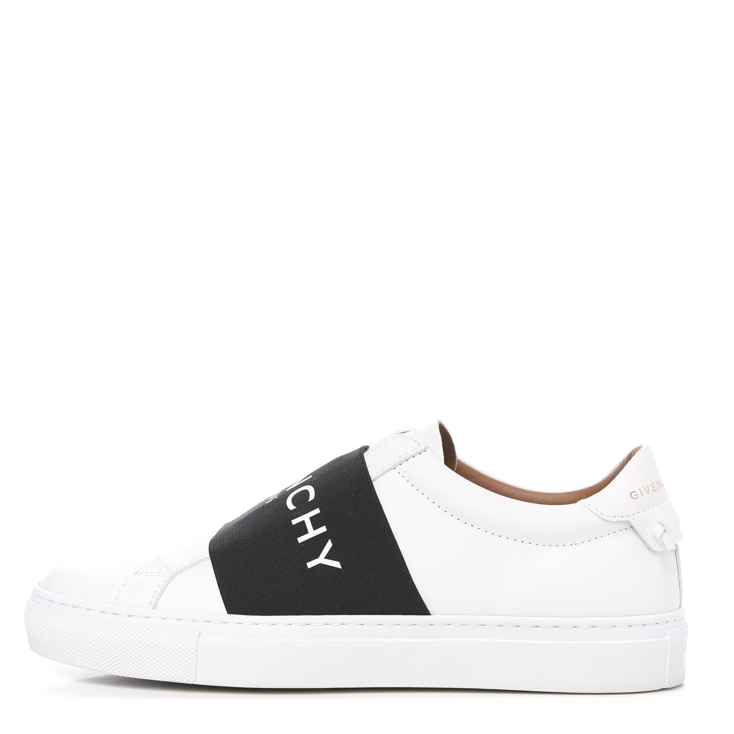 Givenchy Calfskin Band Logo Womens Urban Street Sneakers 37 White Black 1 of 9