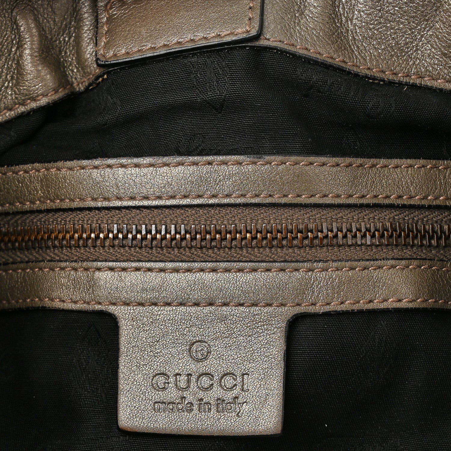 Gucci Guccissima Medium Jockey Tote Grey 6 of 11