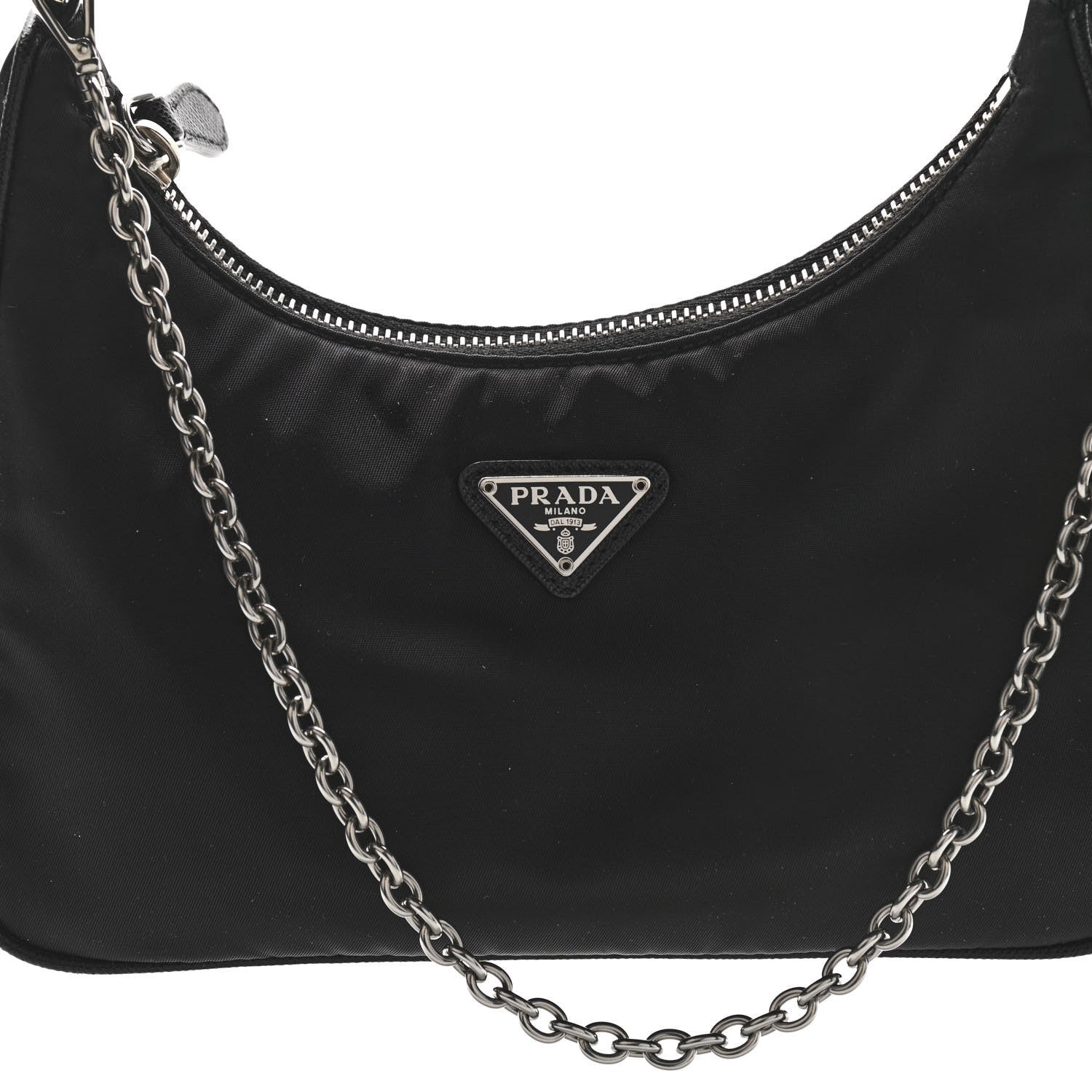 Prada Nylon Re-Edition 2005 Shoulder Bag Black 9 of 12