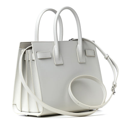 Saint Laurent Grain De Poudre Baby Sac De Jour White 3 of 8